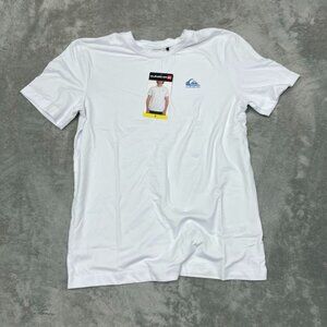 Quiksilver Mens S White Performance T-Shirt 6763